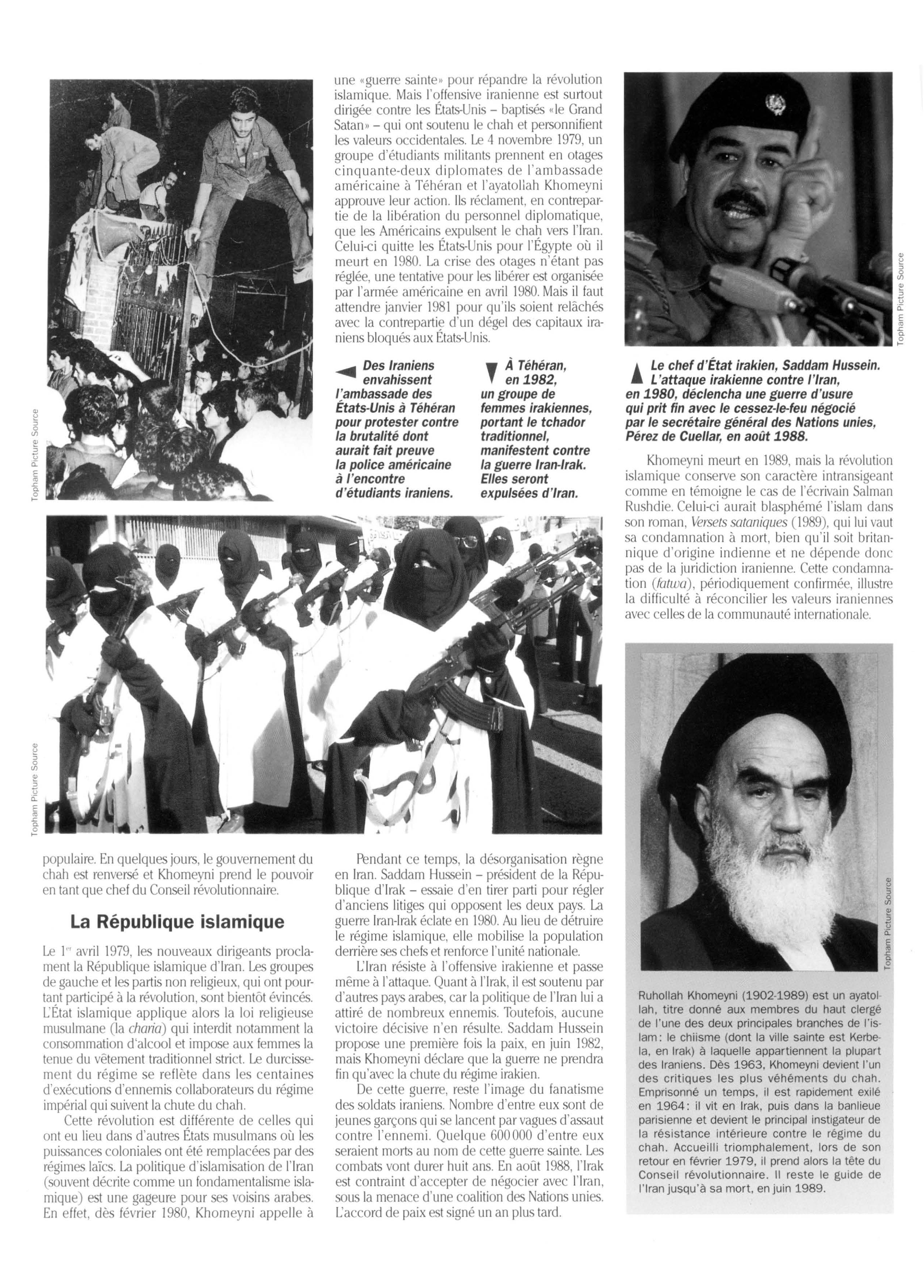 Prévisualisation du document La Révolution iranienne