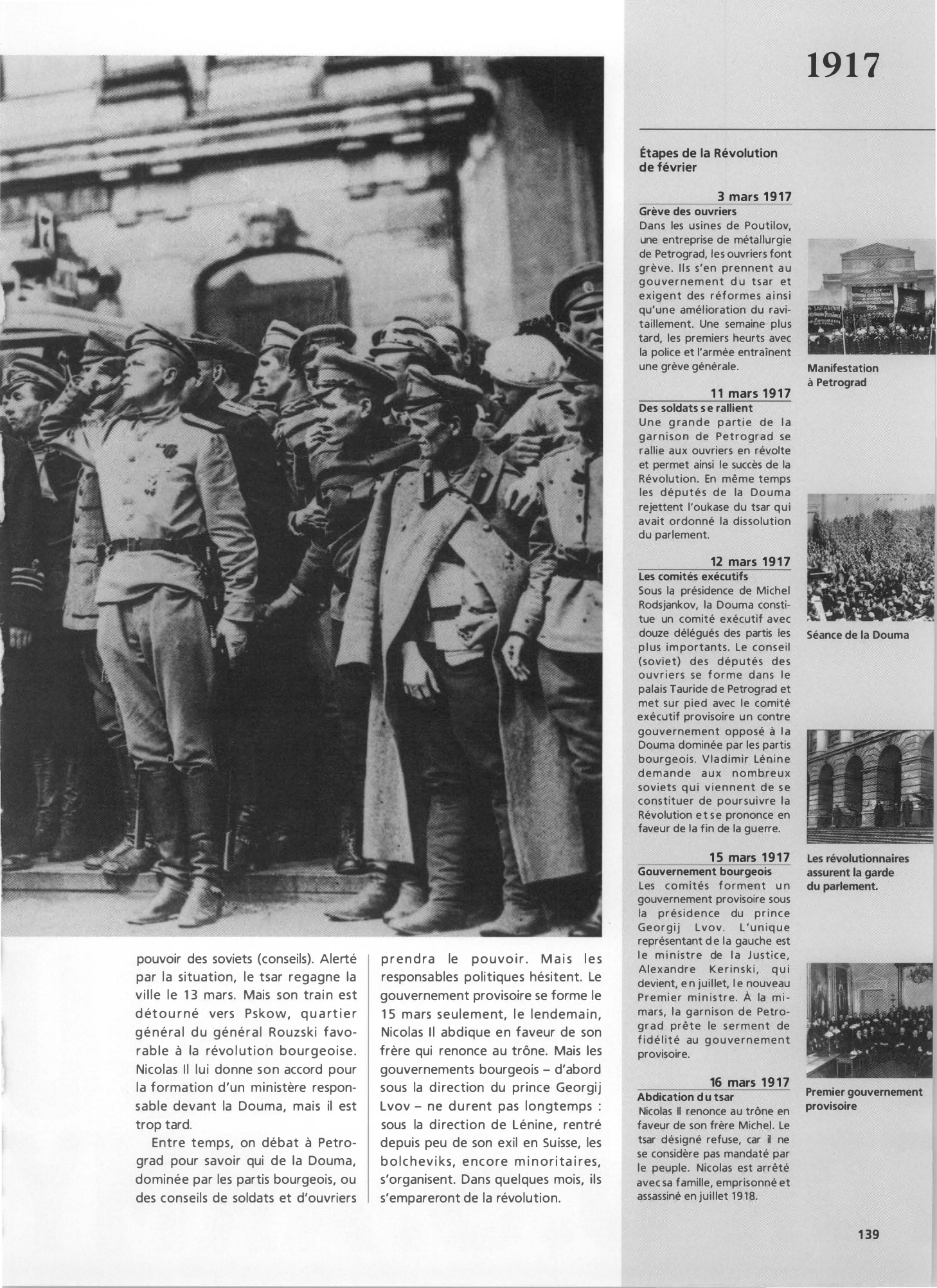 Prévisualisation du document La Révolution met fin au tsarisme