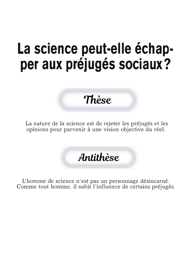 Prévisualisation du document La science peut-elle échapper aux préjugés sociaux ?