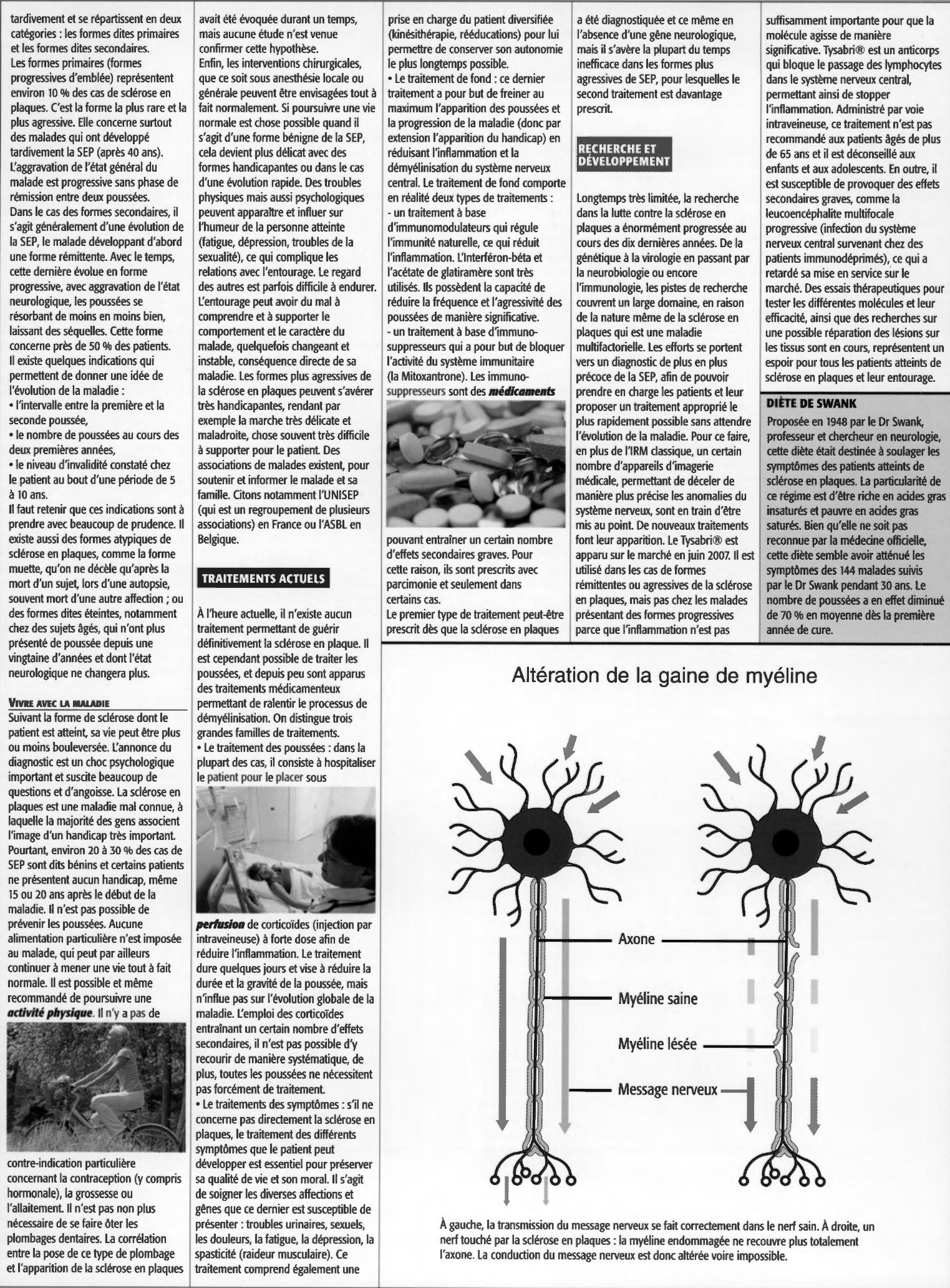 Prévisualisation du document La sclérose en plaques