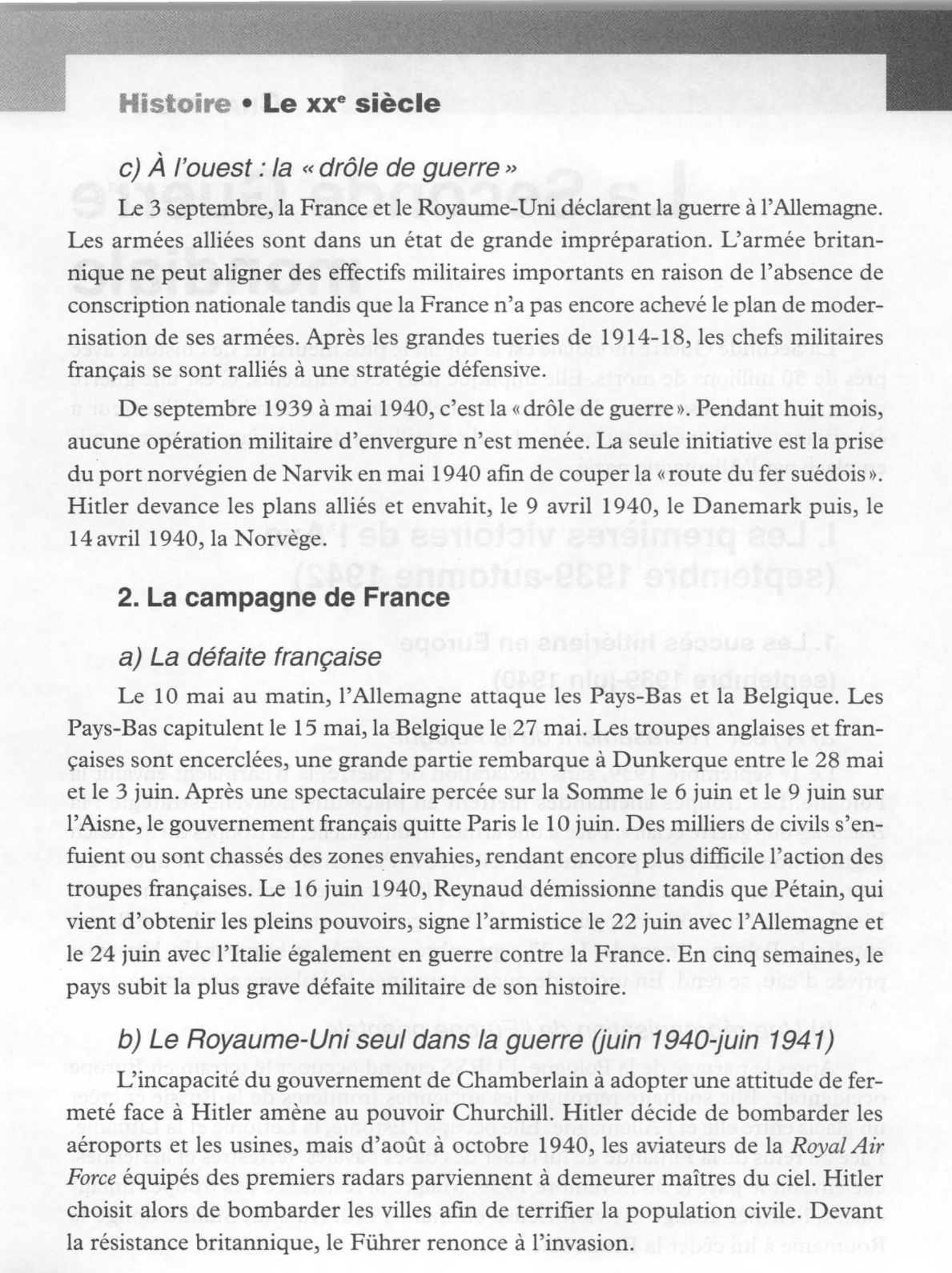 Prévisualisation du document La Seconde Guerre mondiale