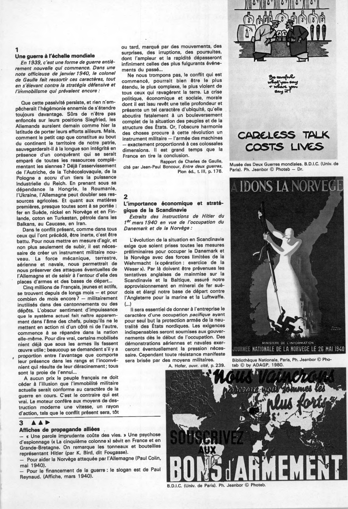 Prévisualisation du document LA SECONDE GUERRE MONDIALE : LES OFFENSIVES DE L'AXE (1939-1942) - HISTOIRE