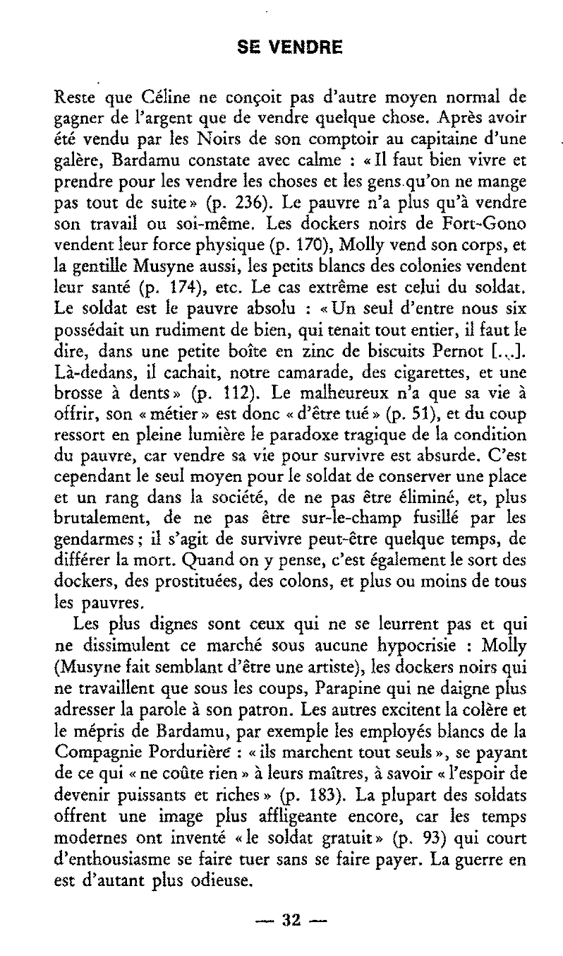 Prévisualisation du document La société vue par Céline dans le «Voyage au bout de la nuit»