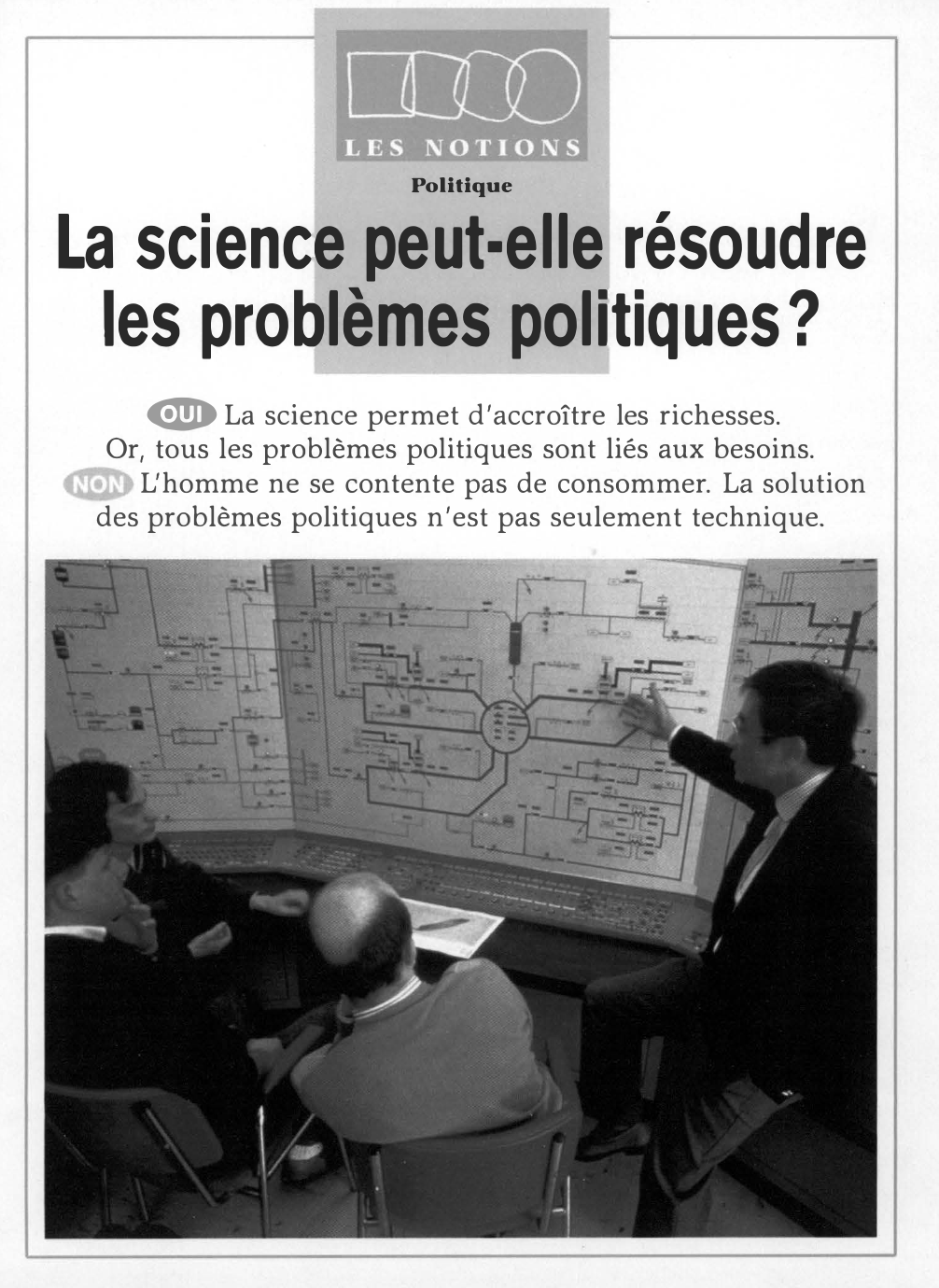 Prévisualisation du document La solution des problèmes politiques est-elle scientifique ?