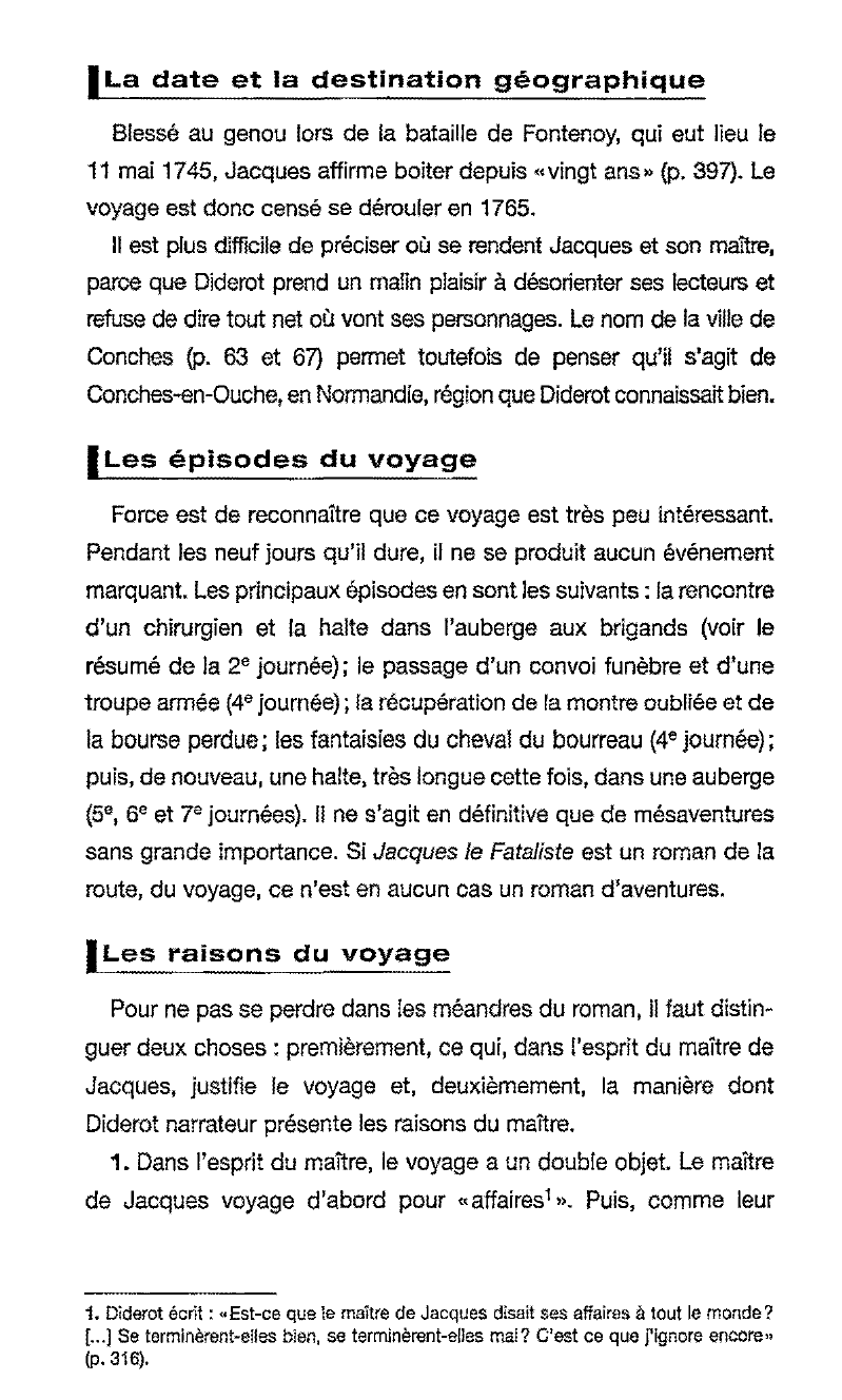 Prévisualisation du document La structure du roman Jacques le fataliste de Diderot