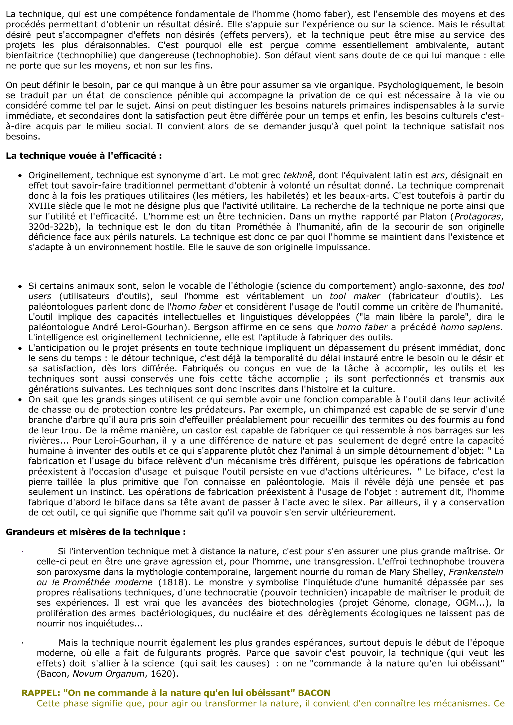 Prévisualisation du document La technique ne produit-elle pas des besoins au lieu de se contenter d'y répondre 	?