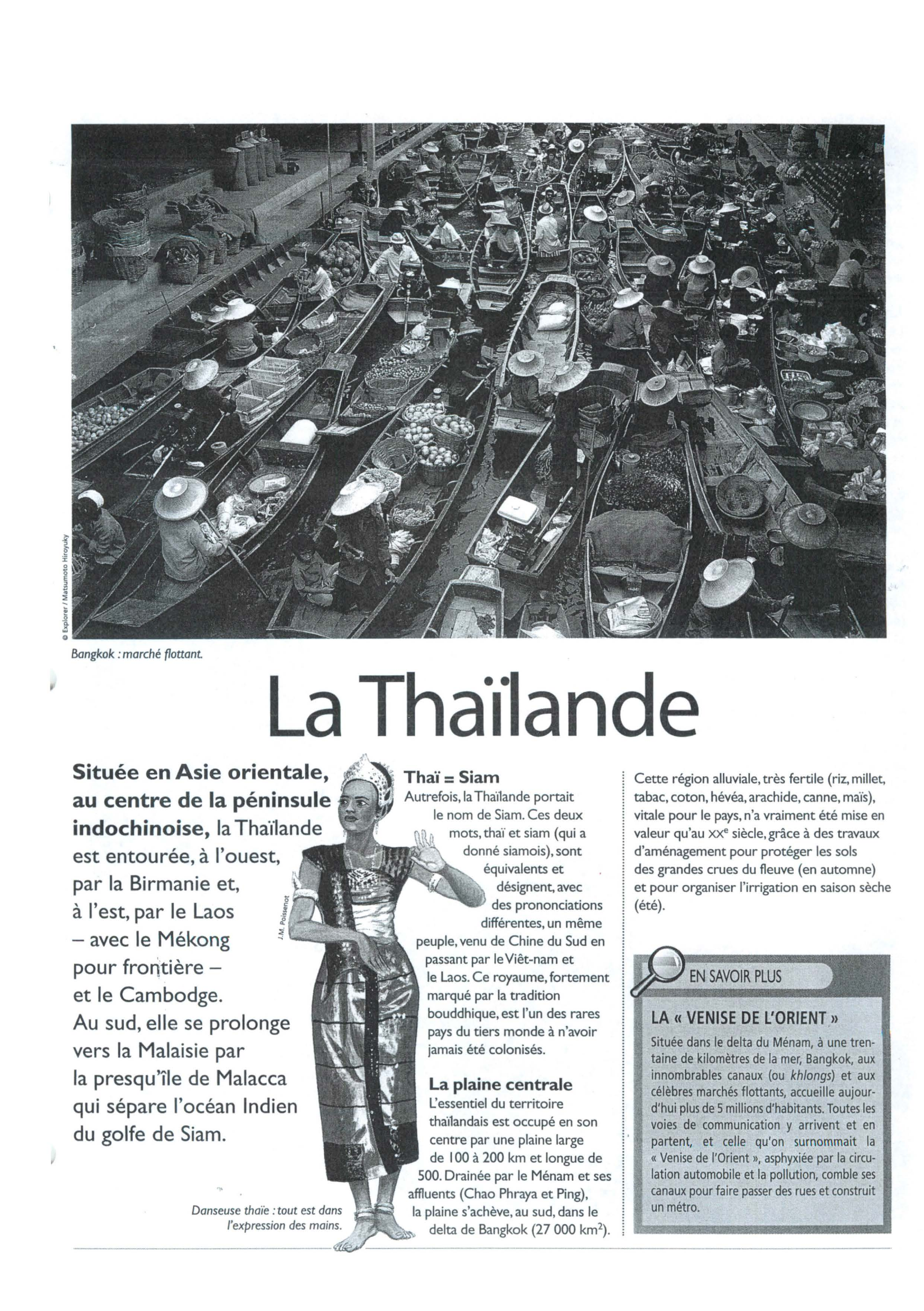 Prévisualisation du document LA THAILANDE (carte, population, administration, géographie)  ?