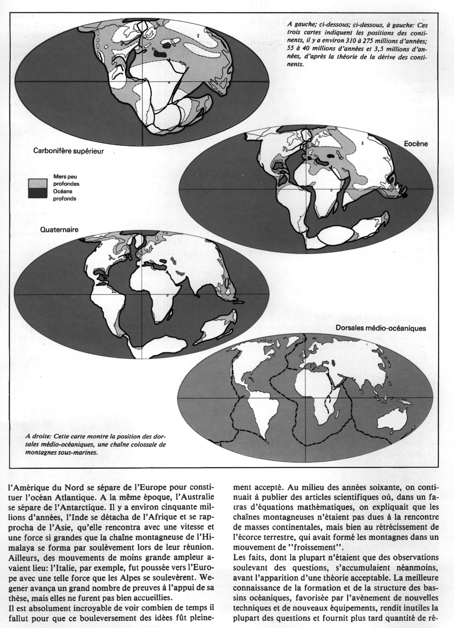 Prévisualisation du document La théorie de la dérive des continents