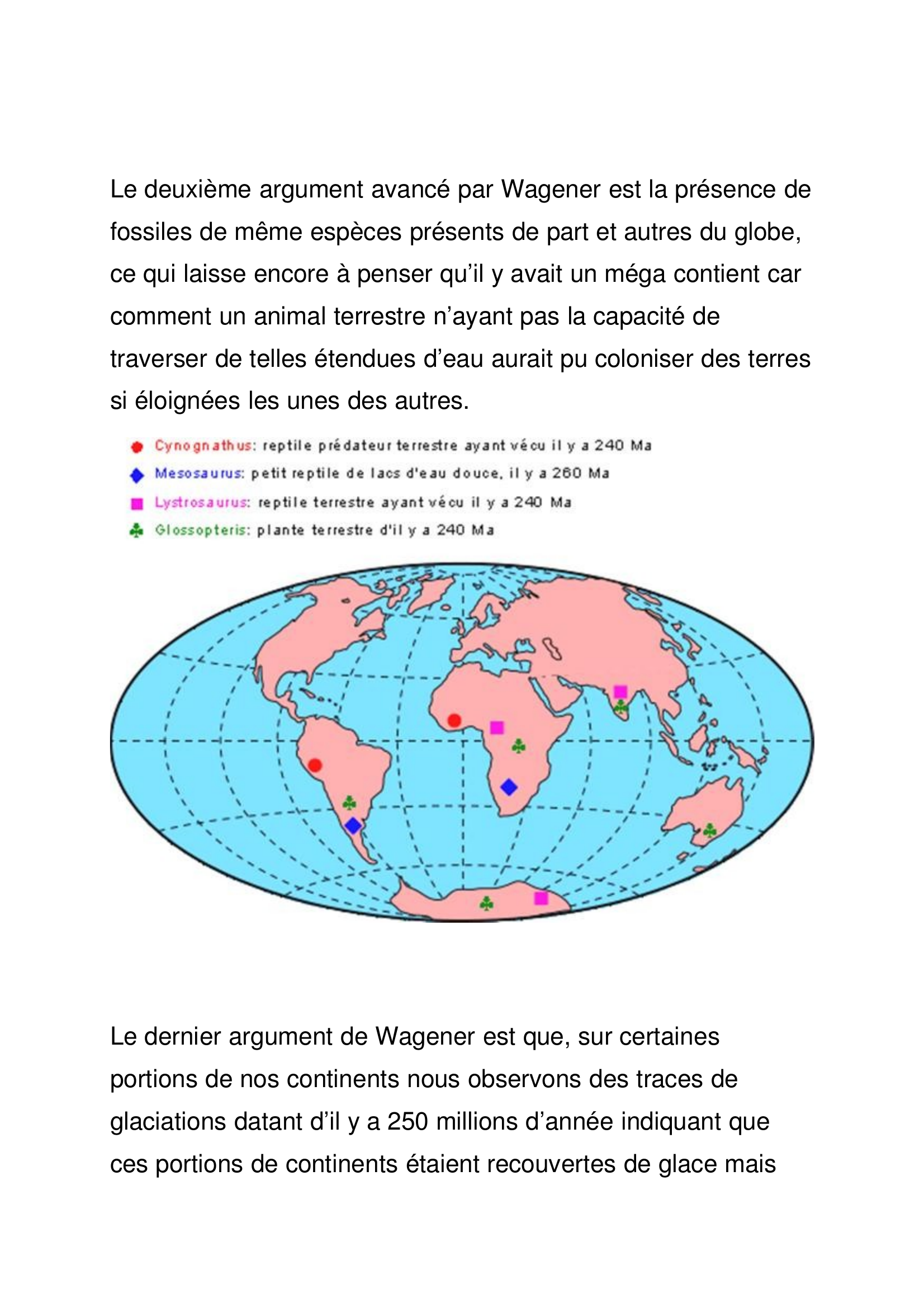 Prévisualisation du document La theorie des continents selon Alfred Wegener