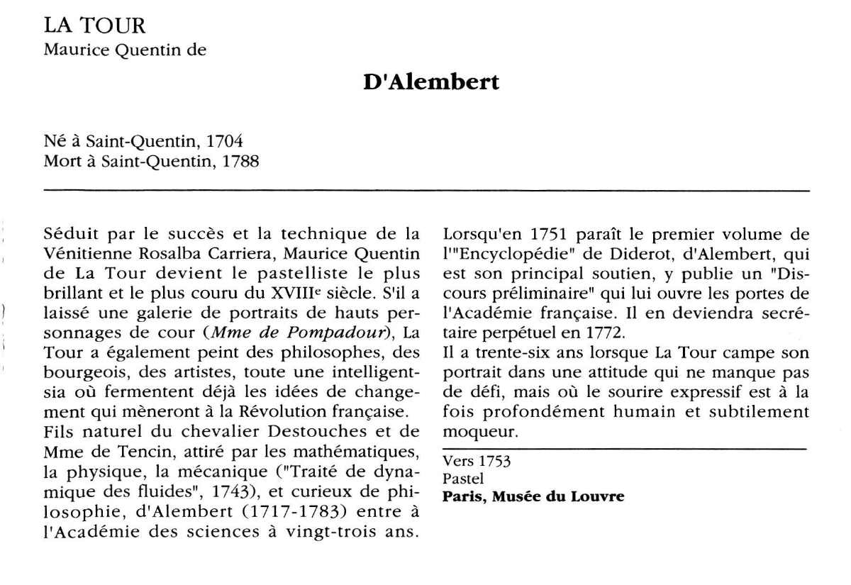 Prévisualisation du document LA TOUR Maurice Quentin de : D'Alembert