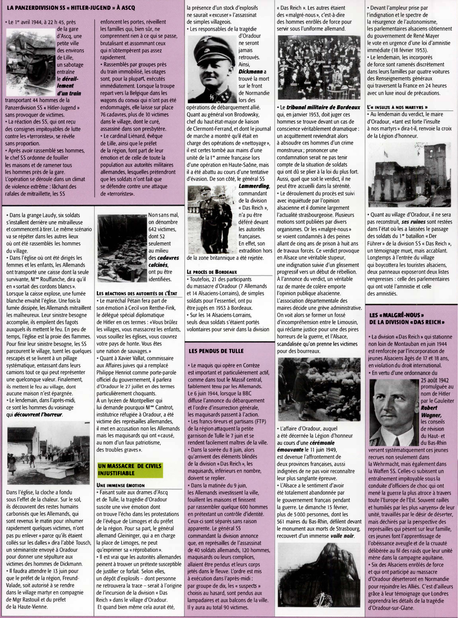 Prévisualisation du document La tragédie d'Oradour-sur-Glane: La marche sanglante de la division SS « Das Reich »