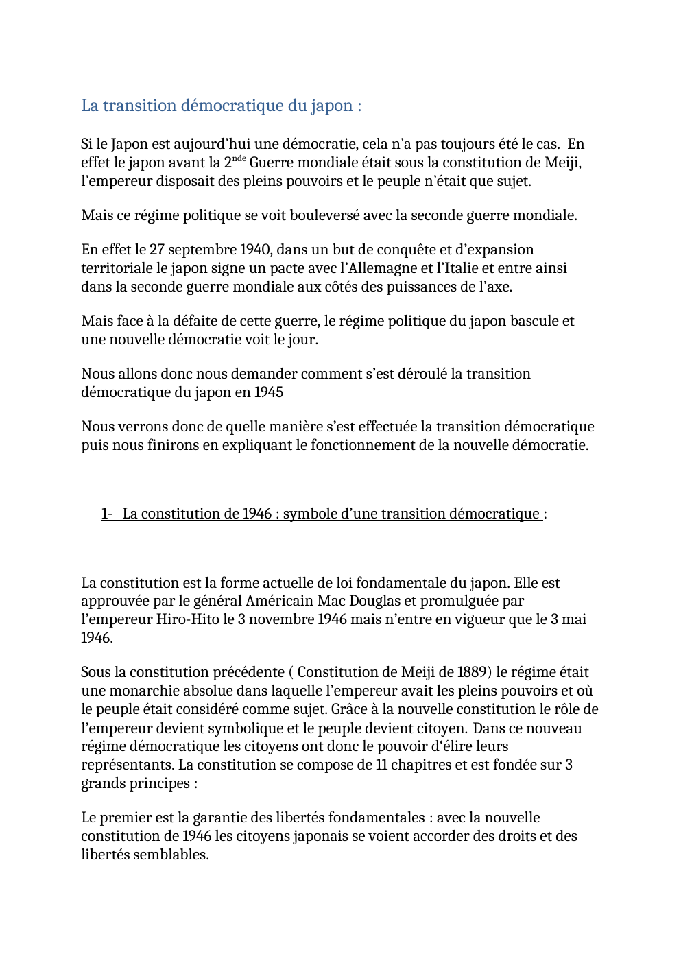 Prévisualisation du document La transition démocratique du japon
