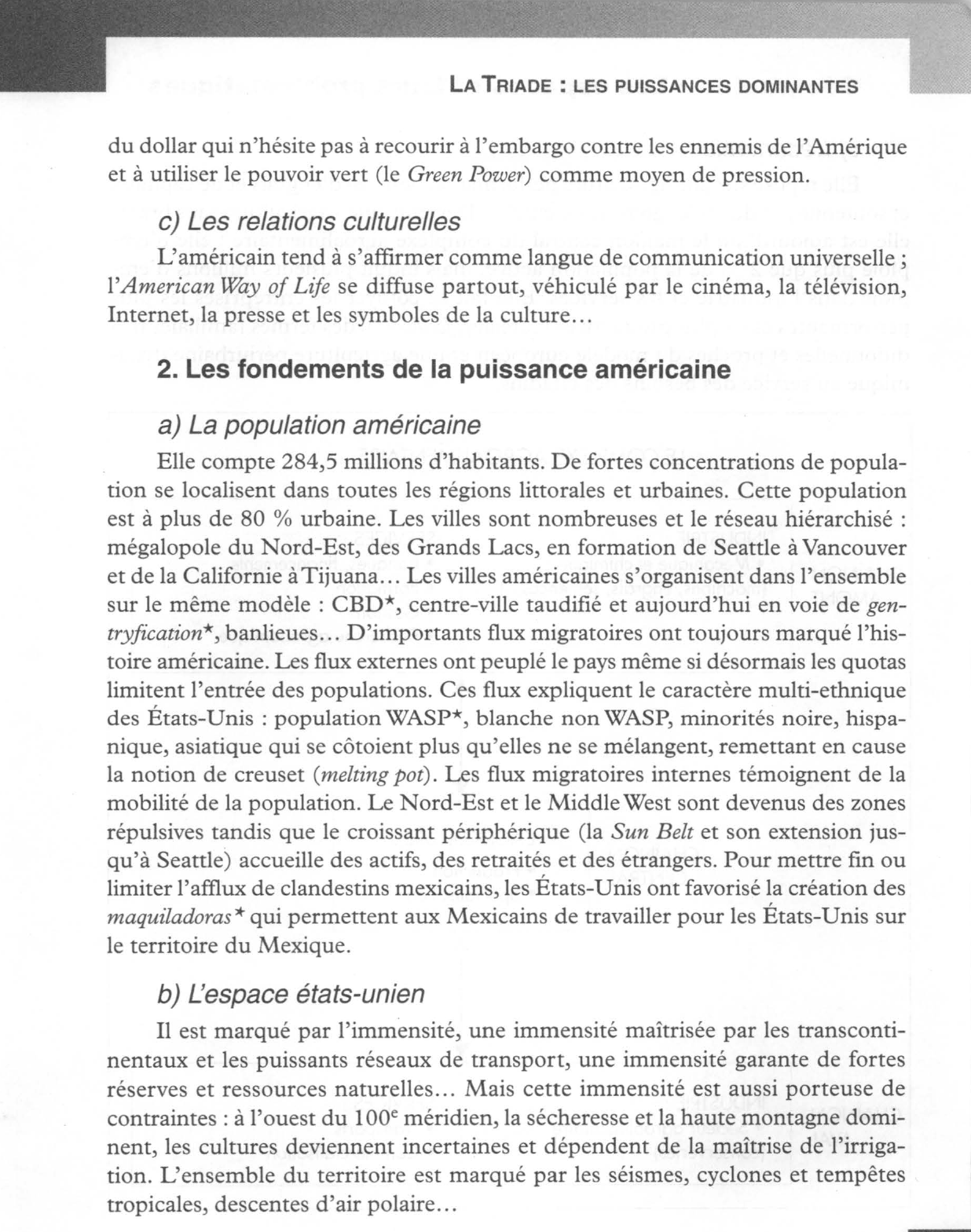 Prévisualisation du document La Triade : les puissances dominantes