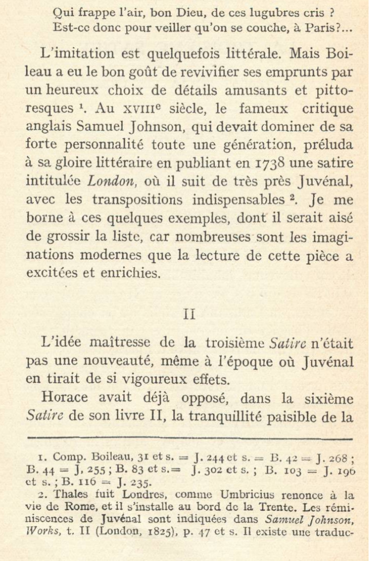 Prévisualisation du document LA TROISIEME SATIRE DE JUVÉNAL: LES TRACAS DE LA VIE URBAINE.