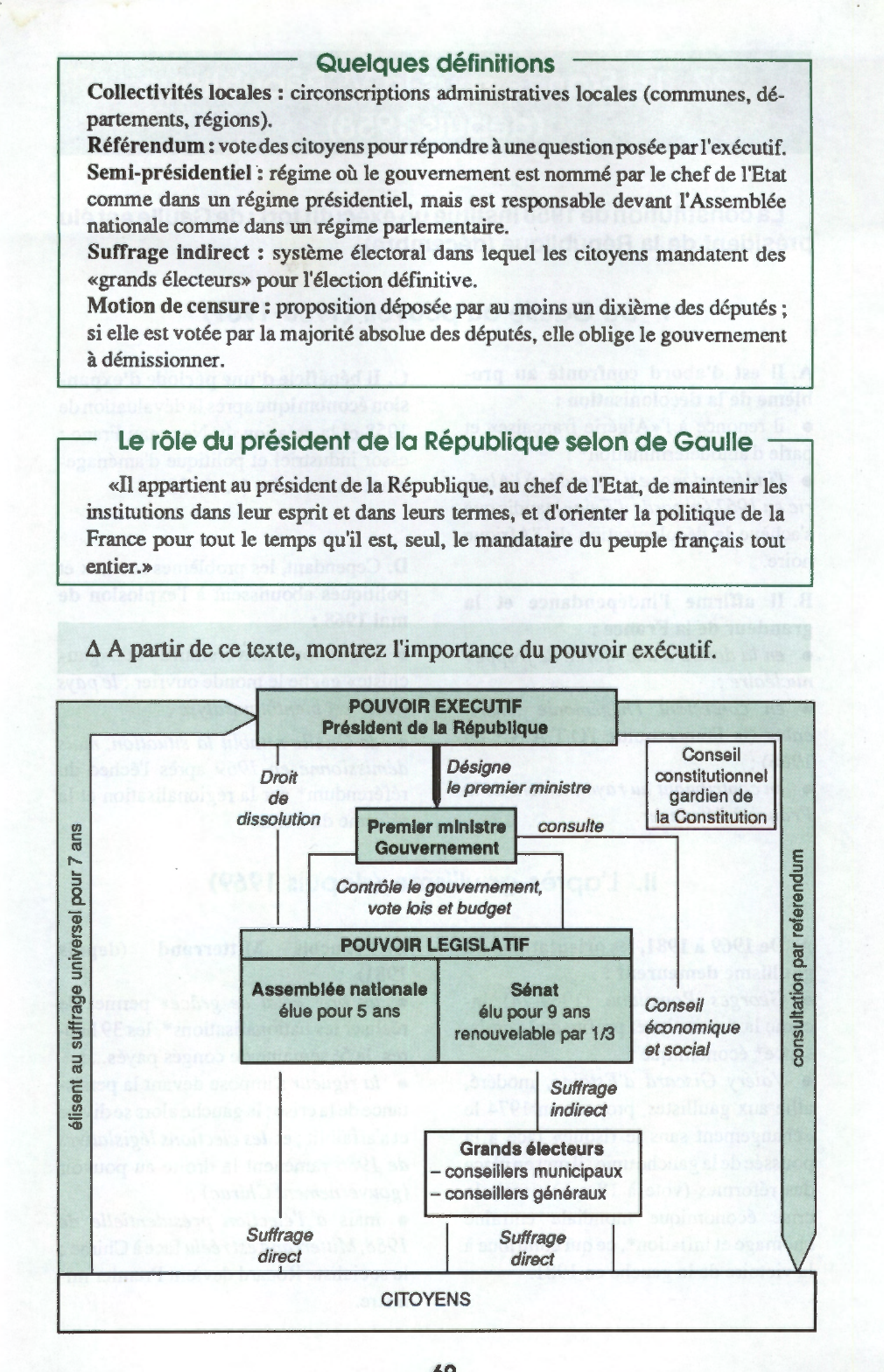Prévisualisation du document La Ve République : institutions