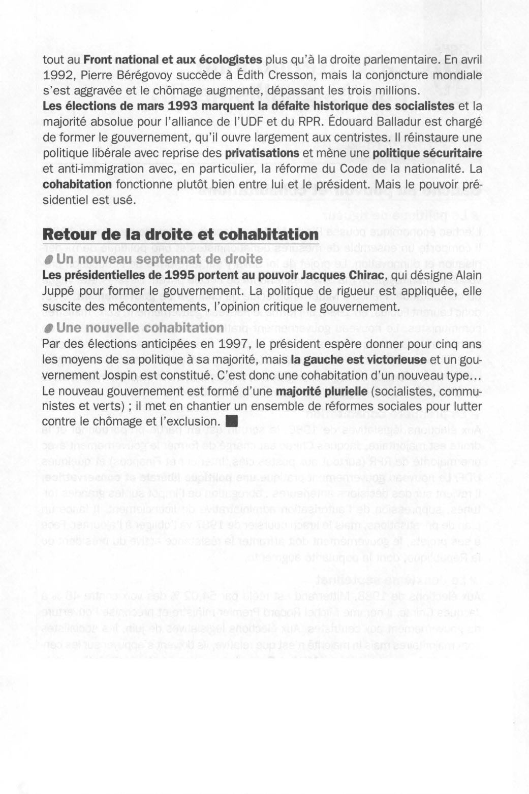 Prévisualisation du document La Ve République : l'après-gaullisme