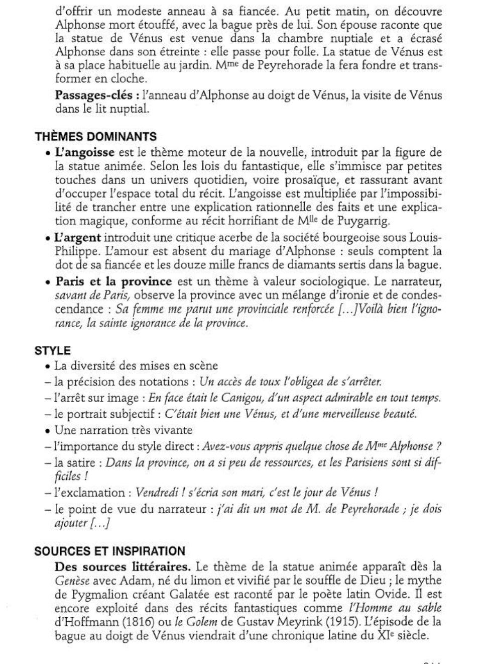 Prévisualisation du document La Vénus d’Ille 1837  Prosper Mérimée (résumé de l'oeuvre & analyse détaillée)