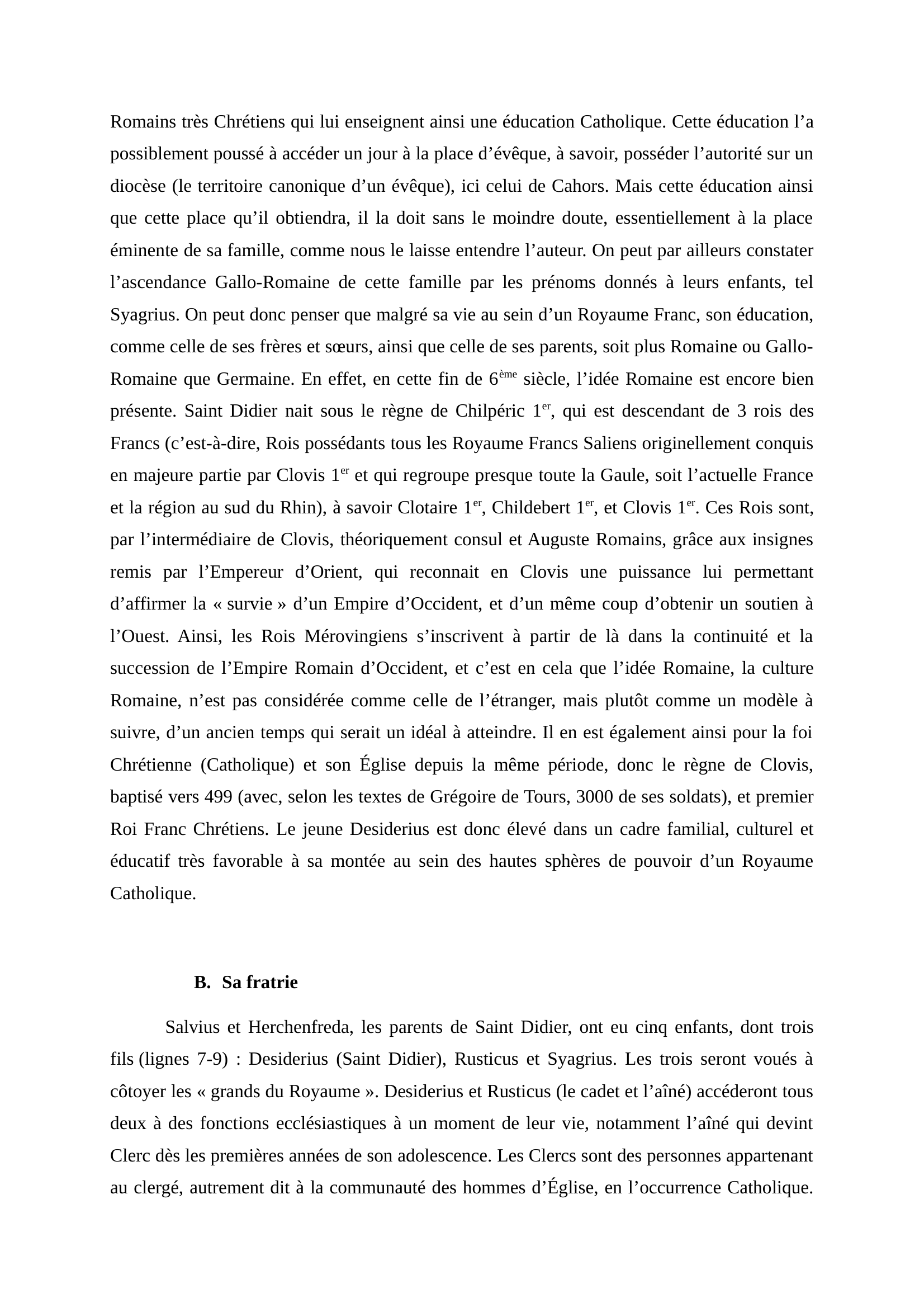 Prévisualisation du document La vie de Saint Didier de Cahors