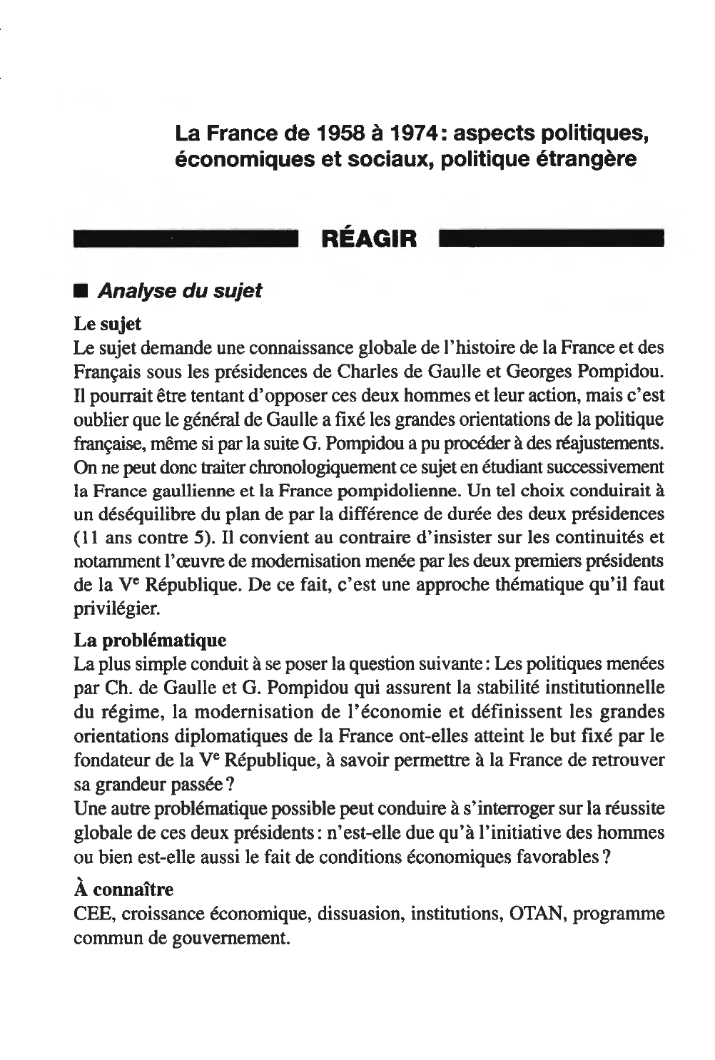 Prévisualisation du document La vie politique en France depuis 1958 jusqu'à nos jours