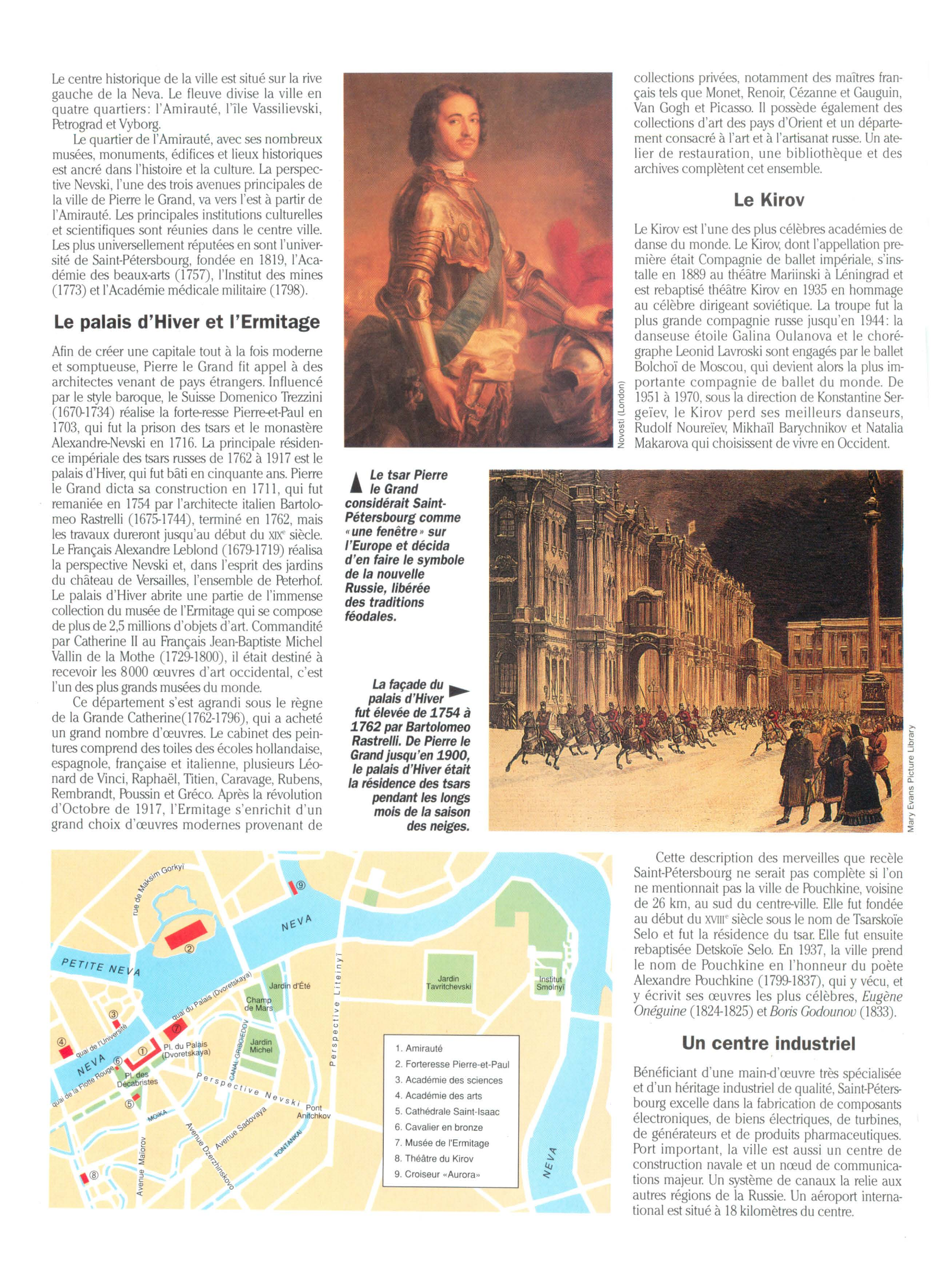 Prévisualisation du document La ville de Saint-Pétersbourg (Histoire et Géographie)