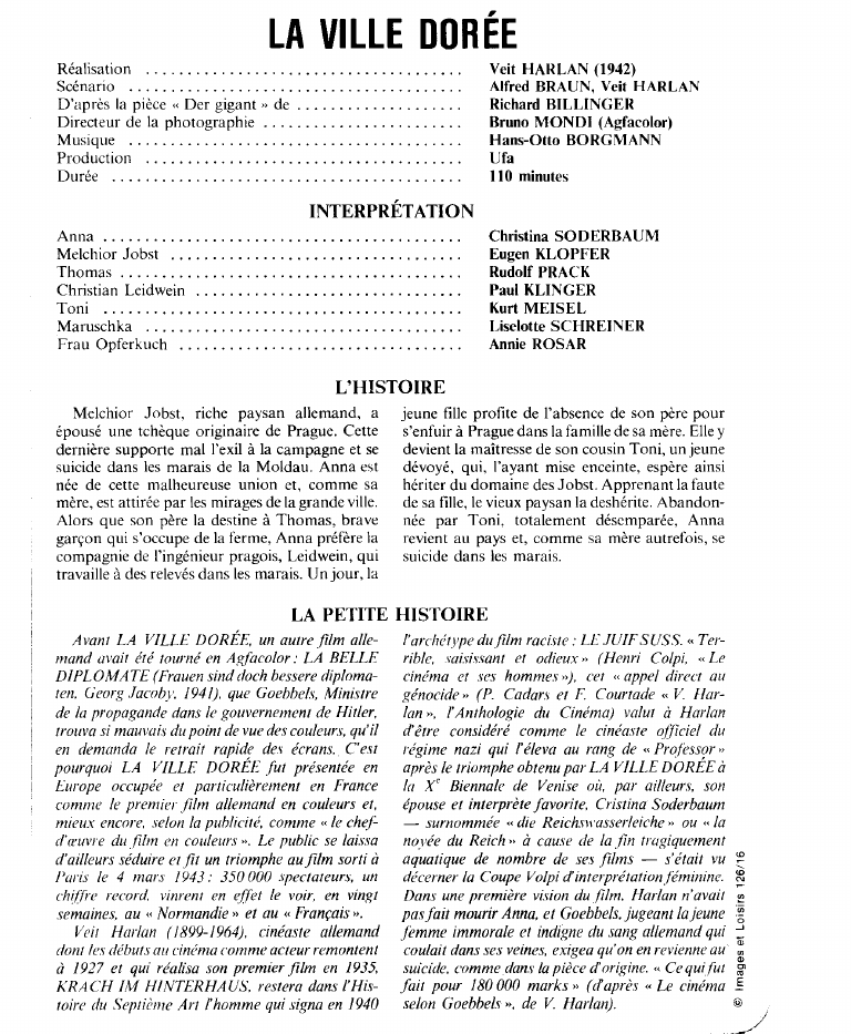 Prévisualisation du document LA VILLE DORÉE
