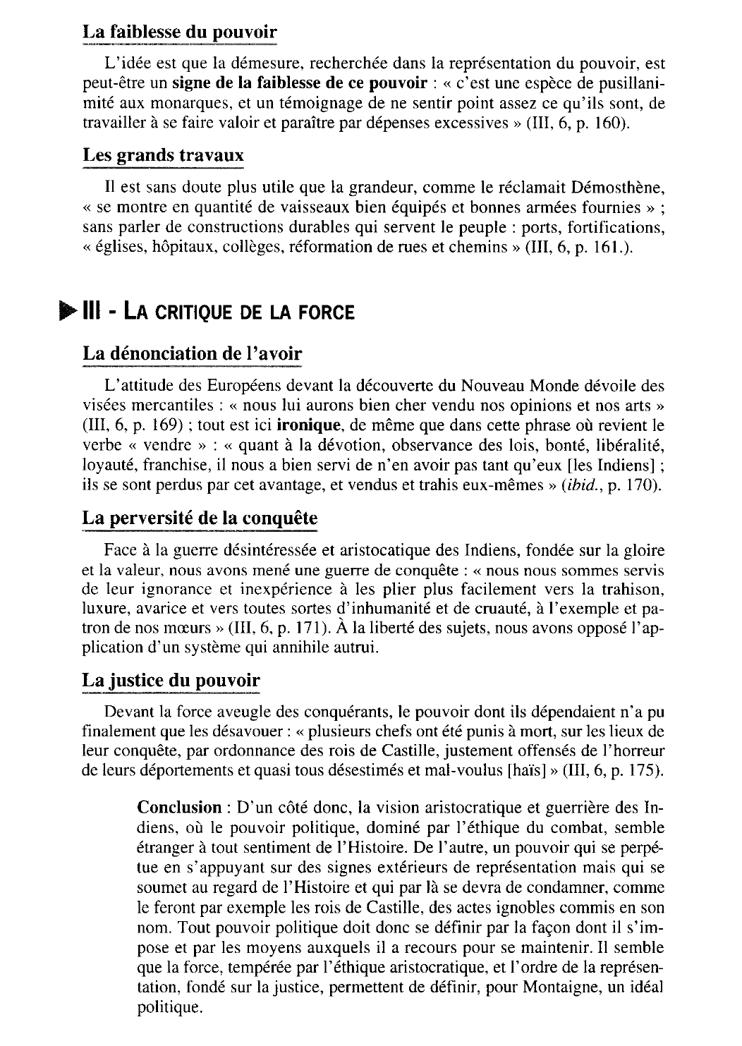 Prévisualisation du document La vision du pouvoir politique  dans les « essais » (I, 31 et III, 6)