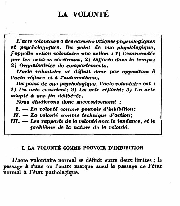 Prévisualisation du document LA VOLONTÉ