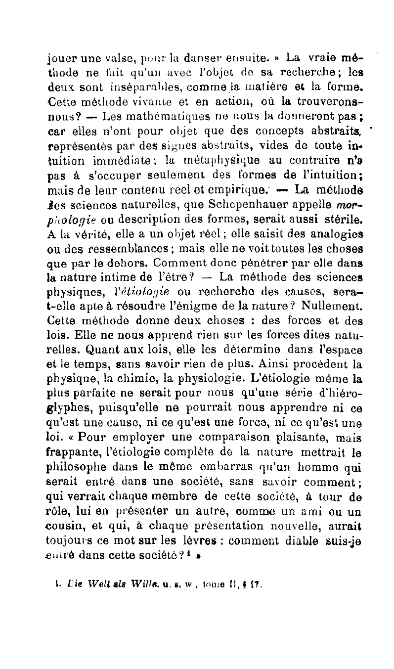 Prévisualisation du document LA VOLONTÉ OU THÉORIE DE LA NATURE CHEZ SCHOPENHAUER