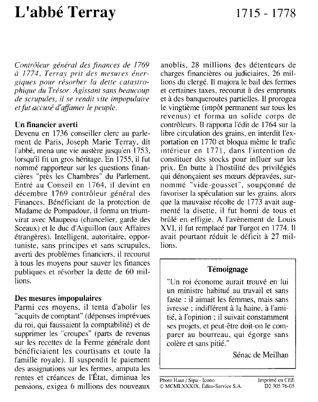 Prévisualisation du document L'abbé Terray.