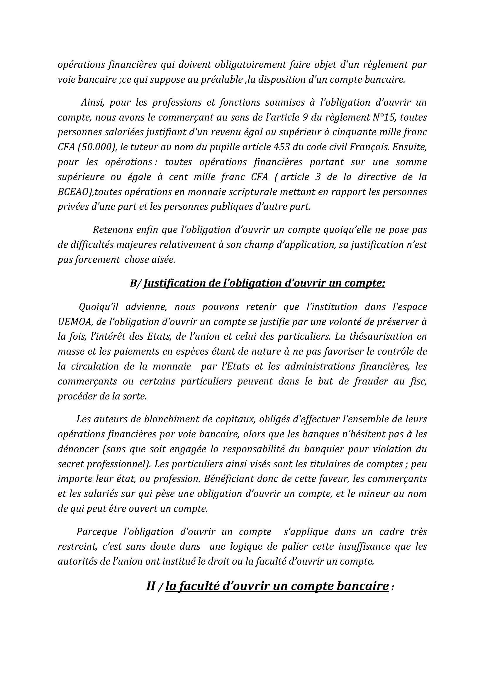 Prévisualisation du document L'ACCES AU COMPTE BANCAIRE