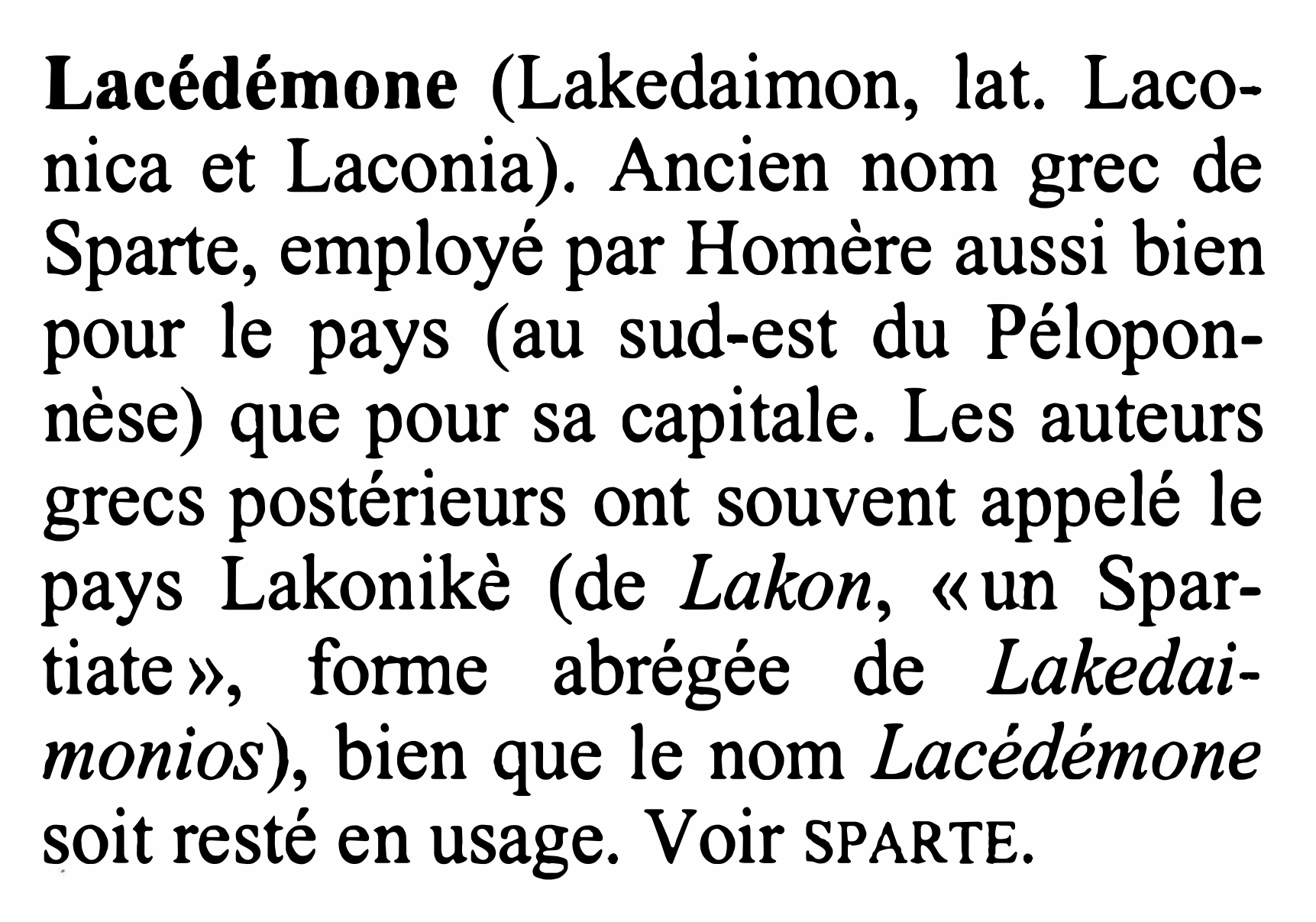 Prévisualisation du document Lacédémone