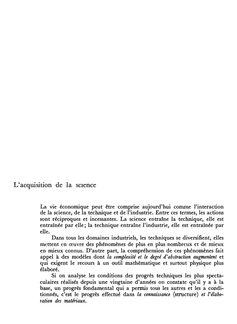 Prévisualisation du document L'acquisition de la science