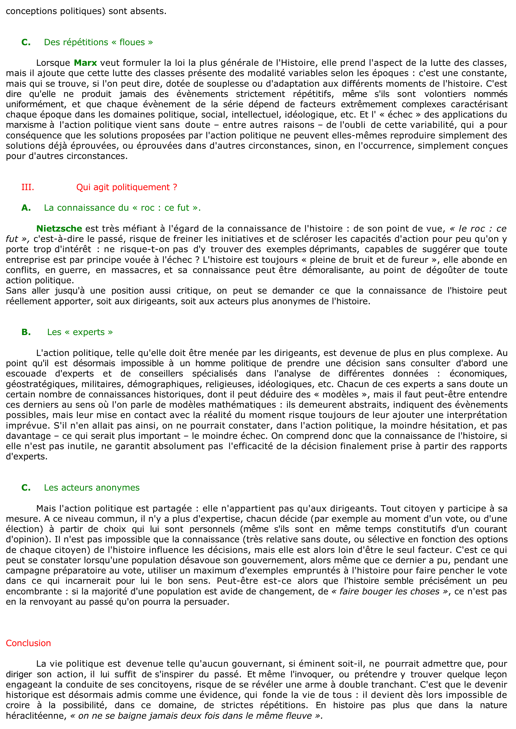 Prévisualisation du document L'action politique doit-elle être guidée par la connaissance 	?