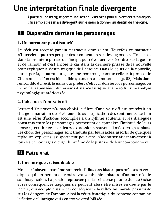 Prévisualisation du document L'adaptation de La Princesse de Montpensier par Bertrand Tavernier: Une interprétation finale divergente
