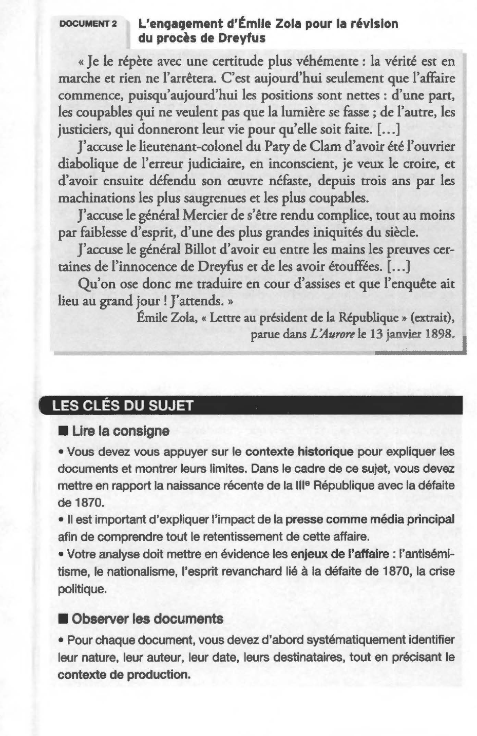 Prévisualisation du document L'affaire Dreyfus et la presse en France