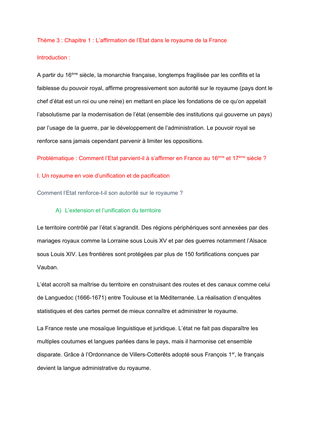 Prévisualisation du document L'Affirmation de l'Etat dans le royaume de la France.