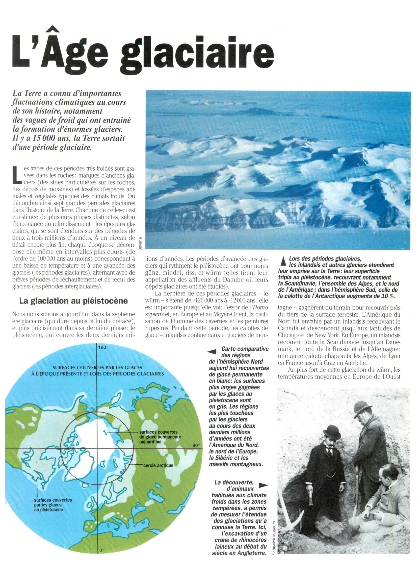 Prévisualisation du document L'Age glaciaire