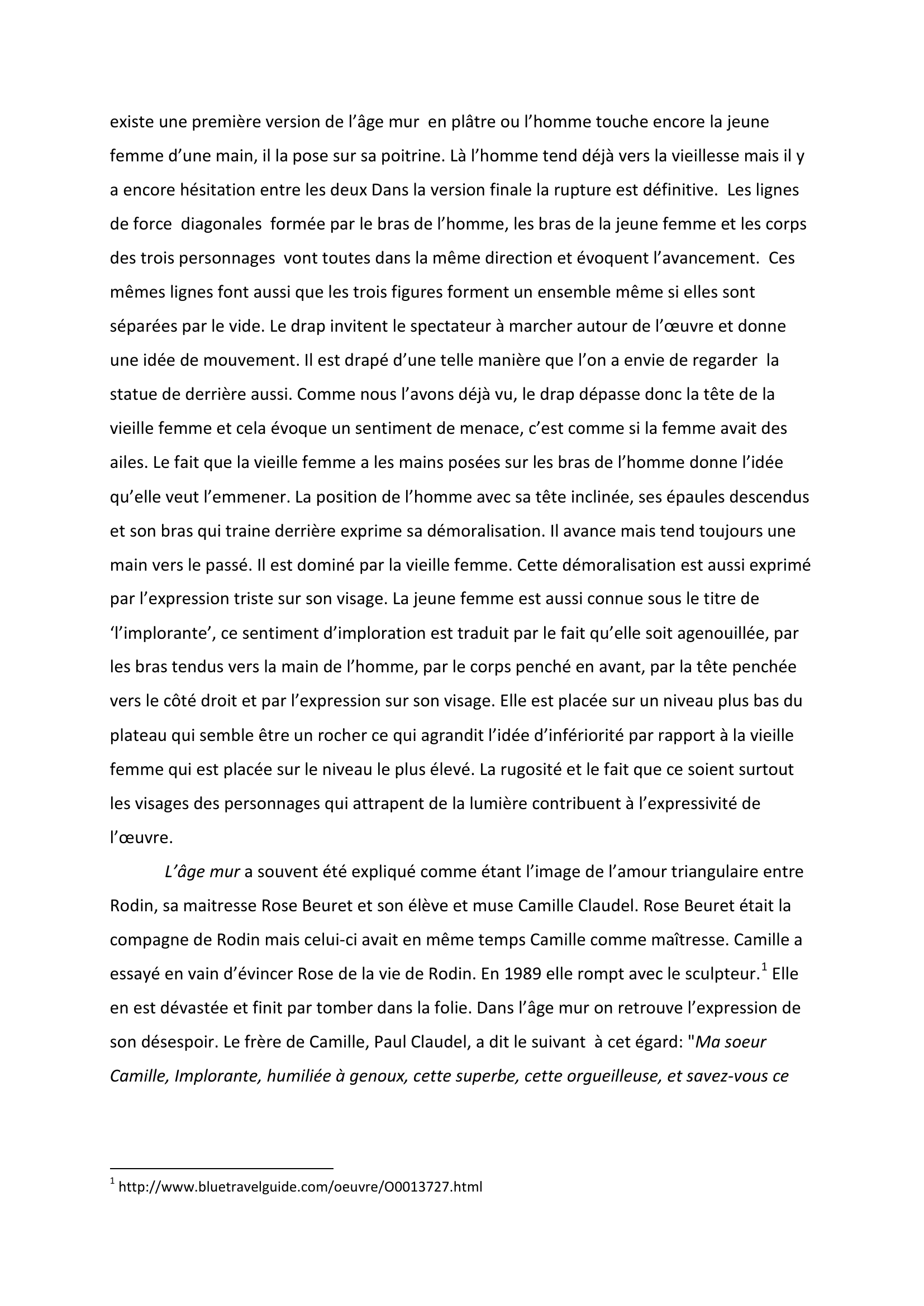 Prévisualisation du document L'âge mur de Camille Claudel