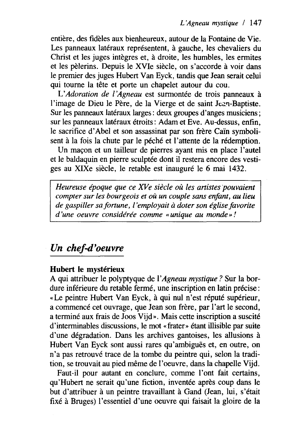 Prévisualisation du document L'Agneau mystique 1432 Hubert et Jean Van Eyck (?-1426 et 1390-1441)