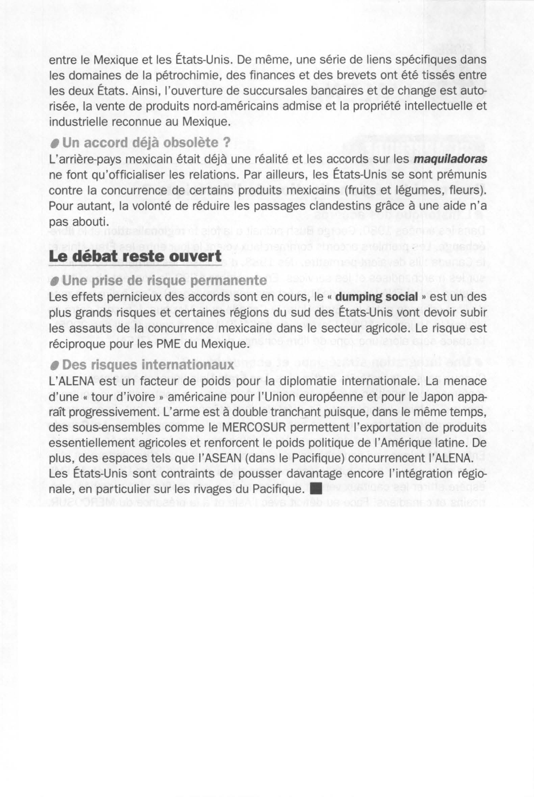 Prévisualisation du document L'ALENA