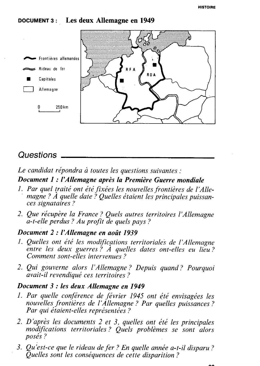 Prévisualisation du document L'Allemagne de 1919 à 1990 (histoire)