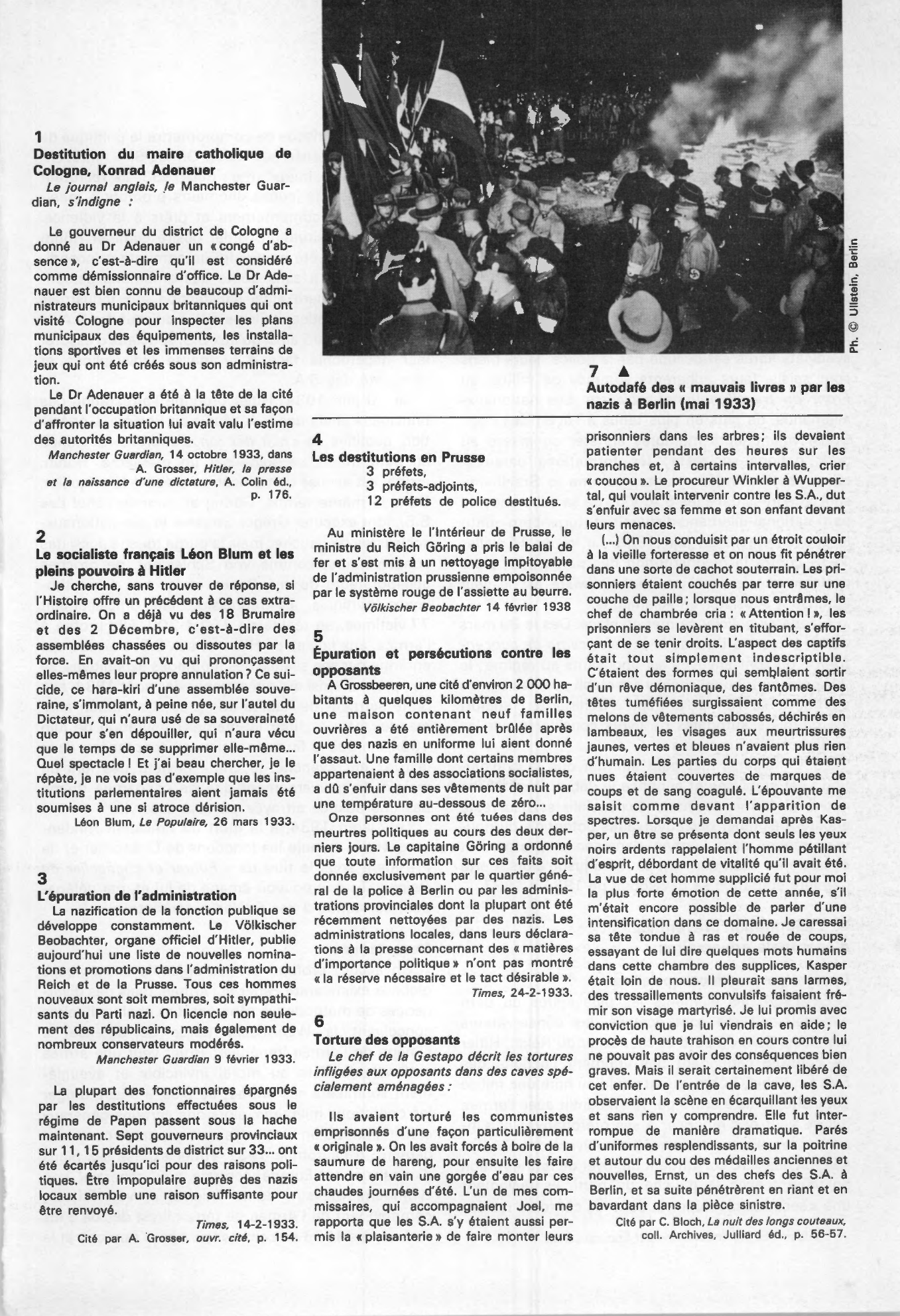 Prévisualisation du document L'ALLEMAGNE NATIONAL-SOCIALISTE (1933-1939) - Histoire