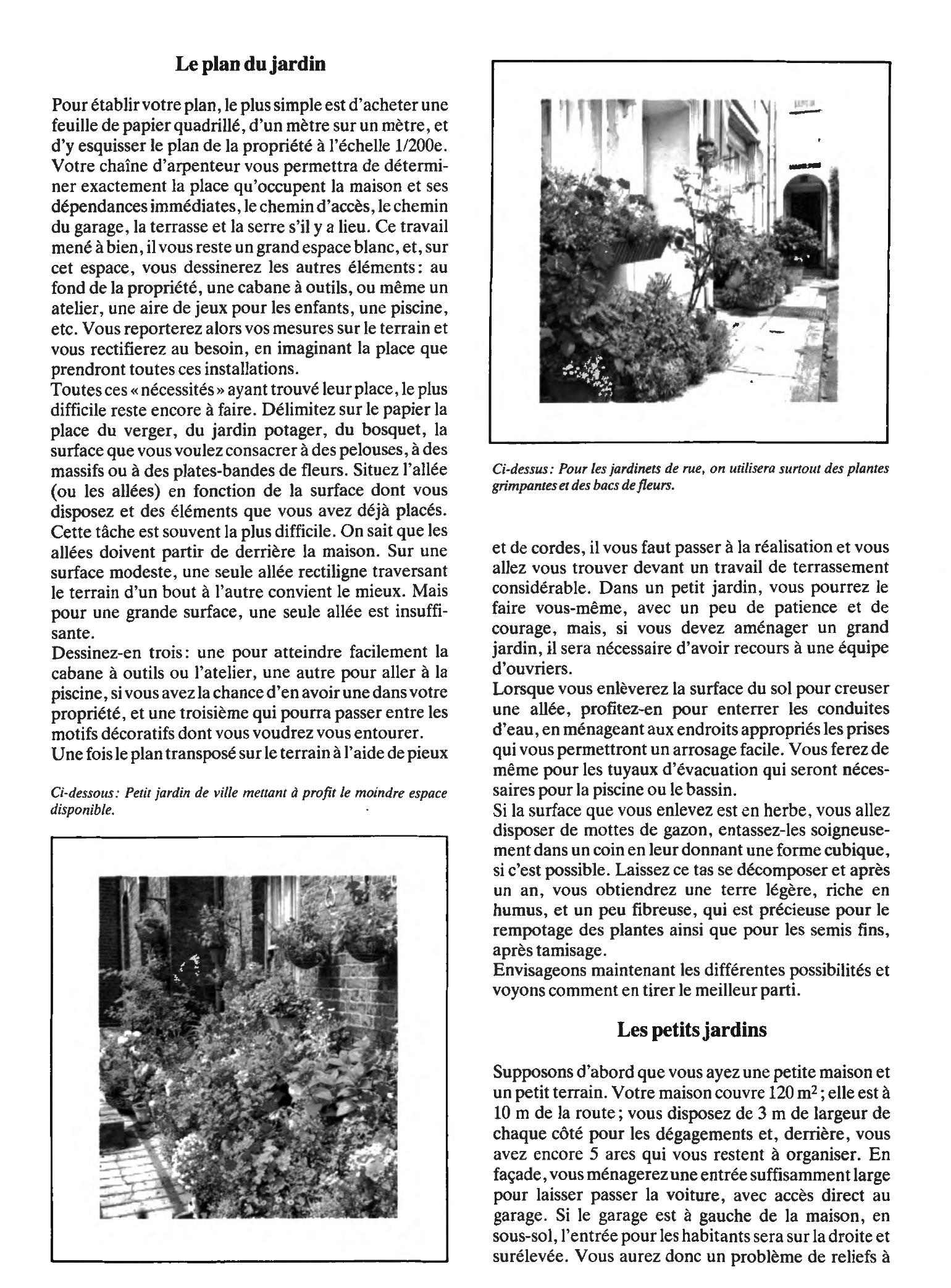 Prévisualisation du document L'aménagement du jardin