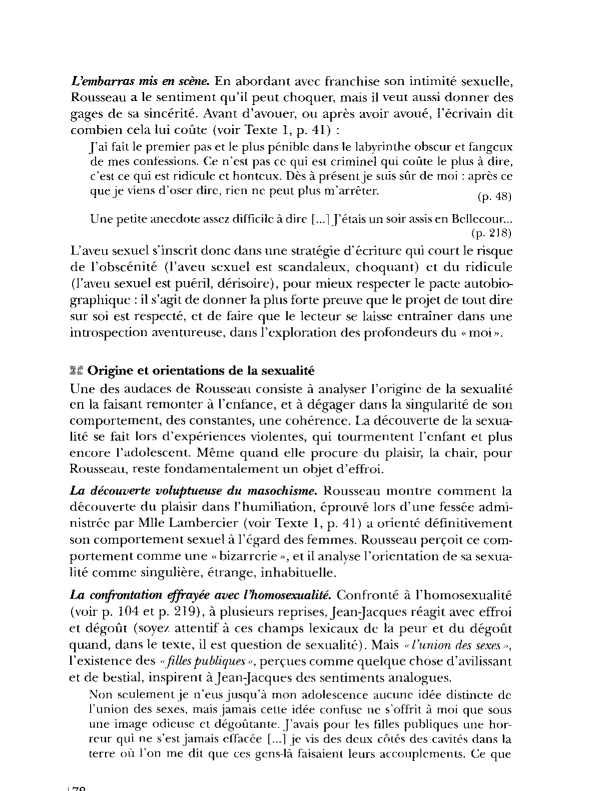 Prévisualisation du document L'amour et la sexualité chez Rousseau