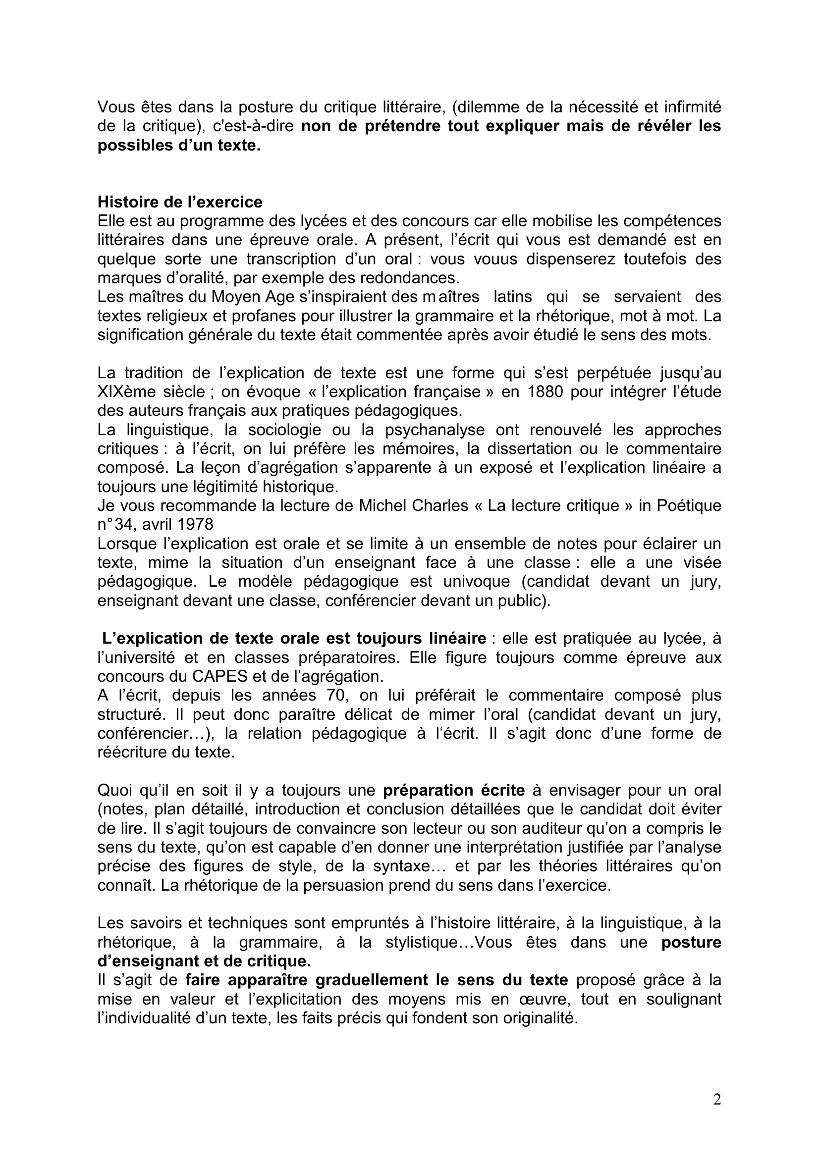 Prévisualisation du document L'ANALYSE LINEAIRE DES TEXTES LITTÉRAIRE