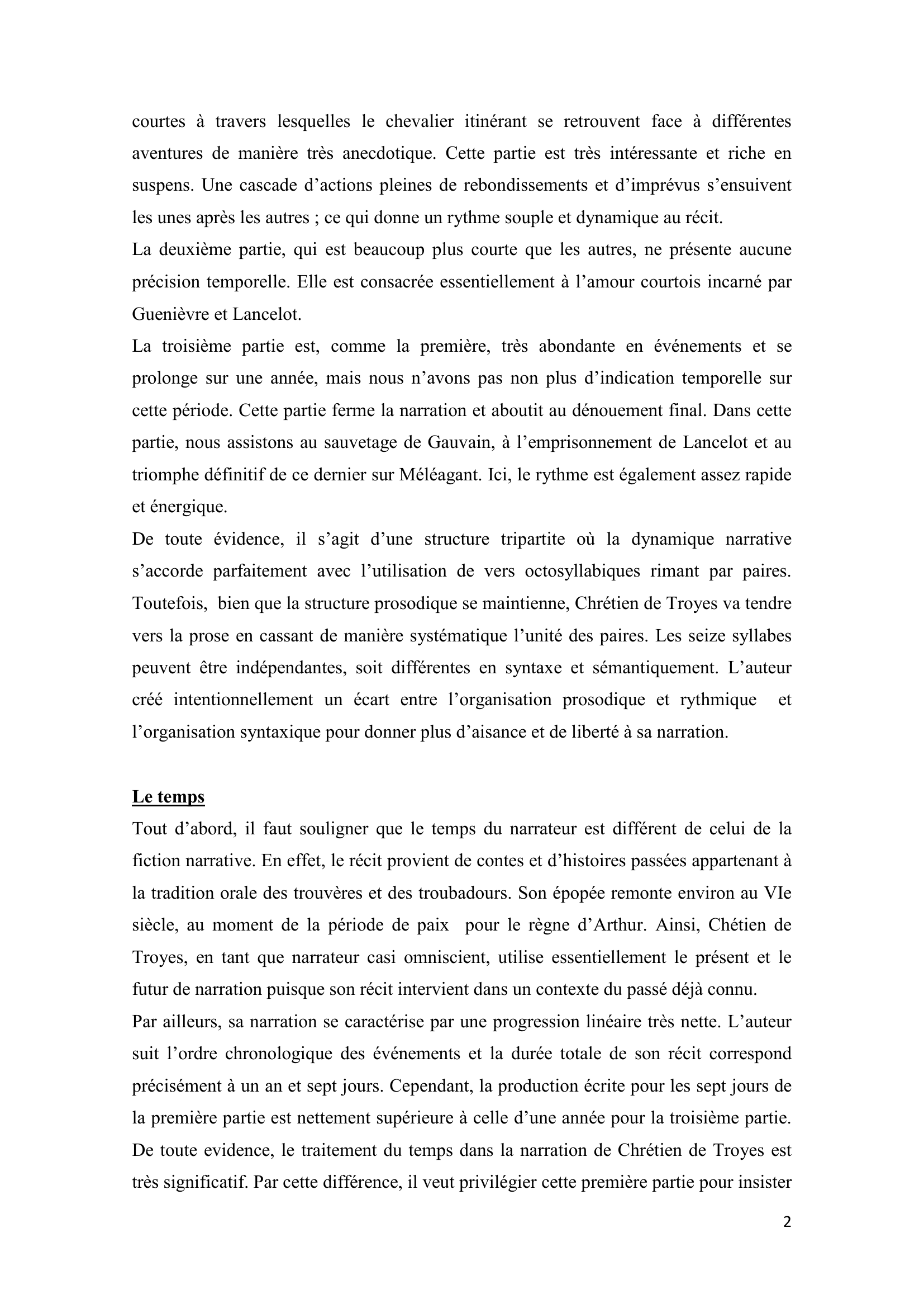 Prévisualisation du document Lancelot ou Le Chevalier de la charrette (fiche de lecture)
