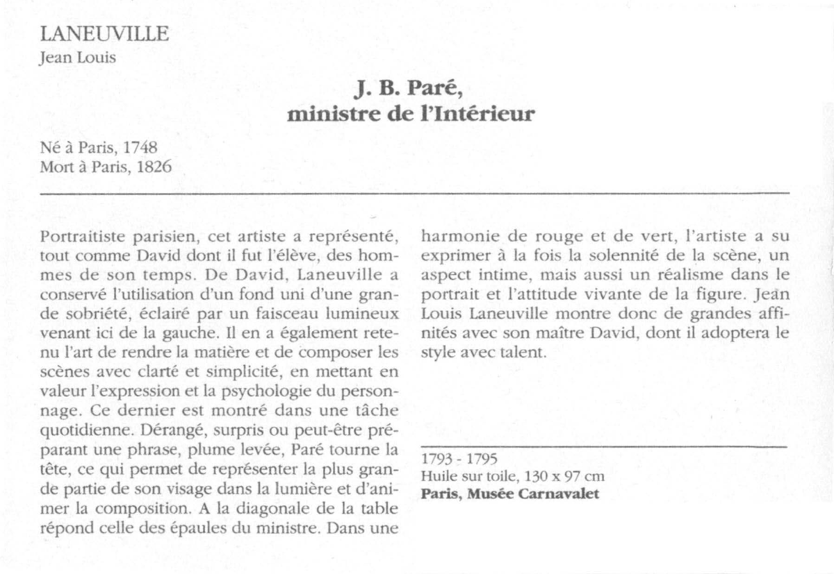 Prévisualisation du document LANEUVILLE jean Louis J. B. : Paré, ministre de l'Intérieur