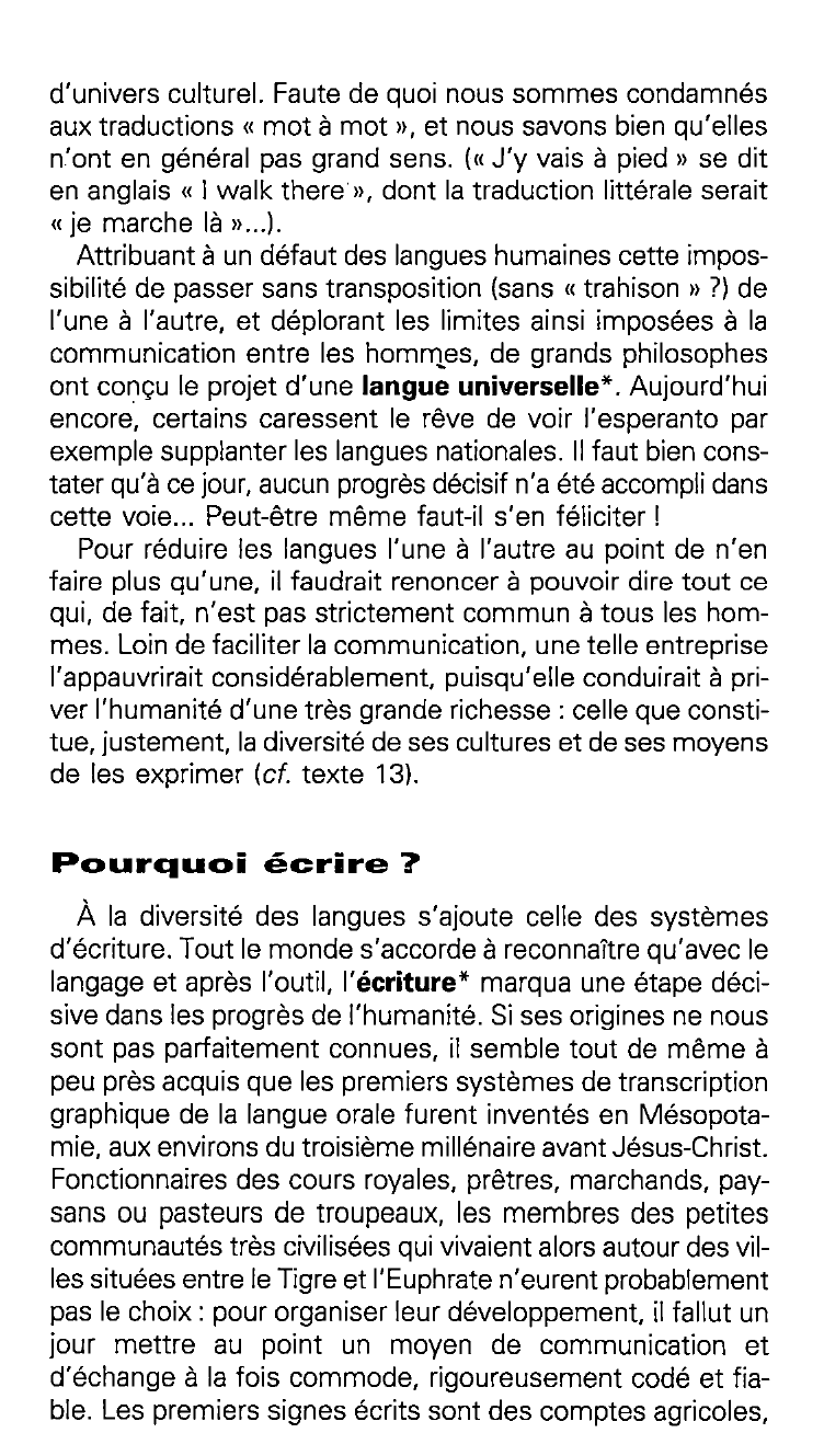 Prévisualisation du document Langage et communication : parler, écrire, lire