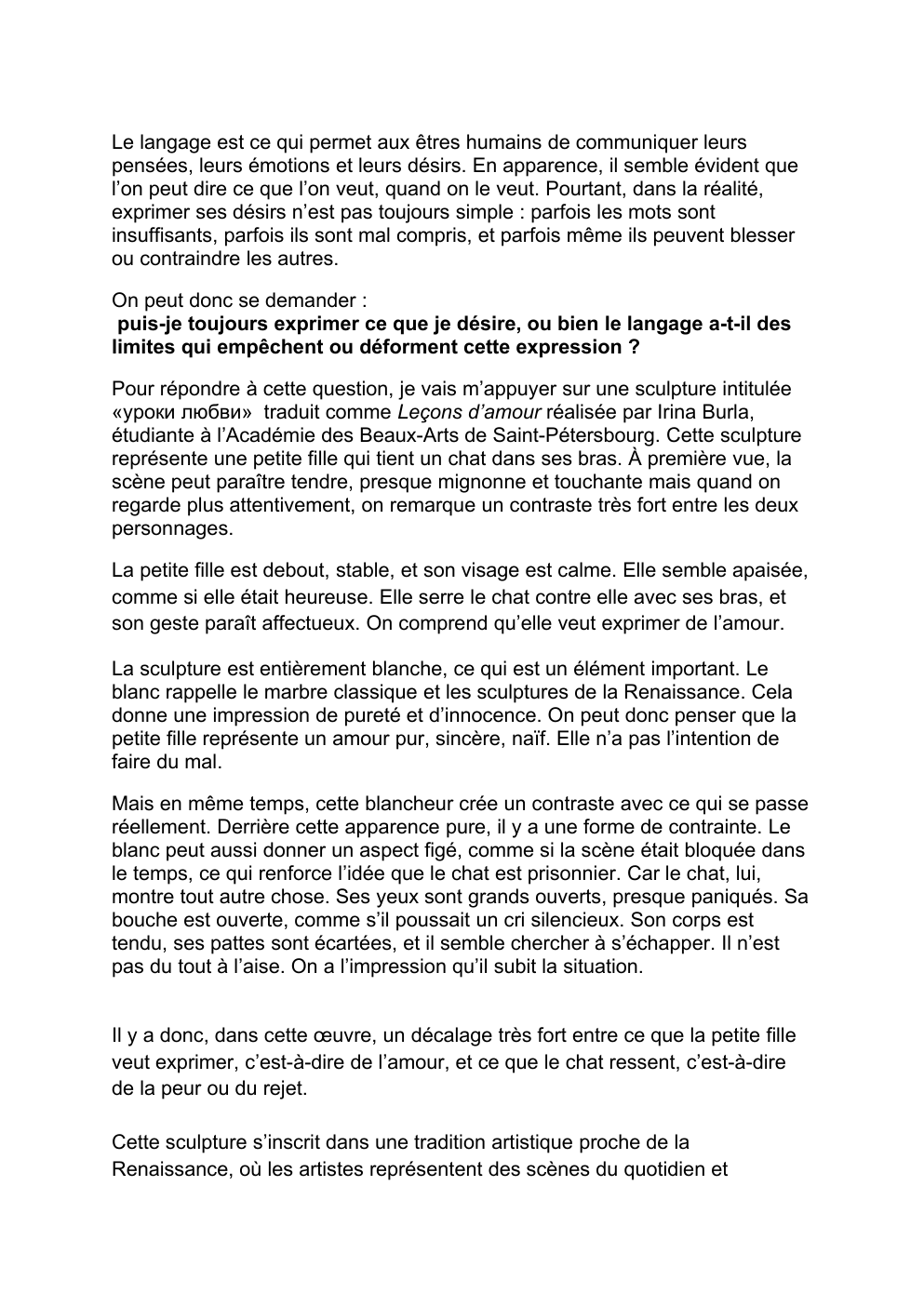 Prévisualisation du document Langage exposé
