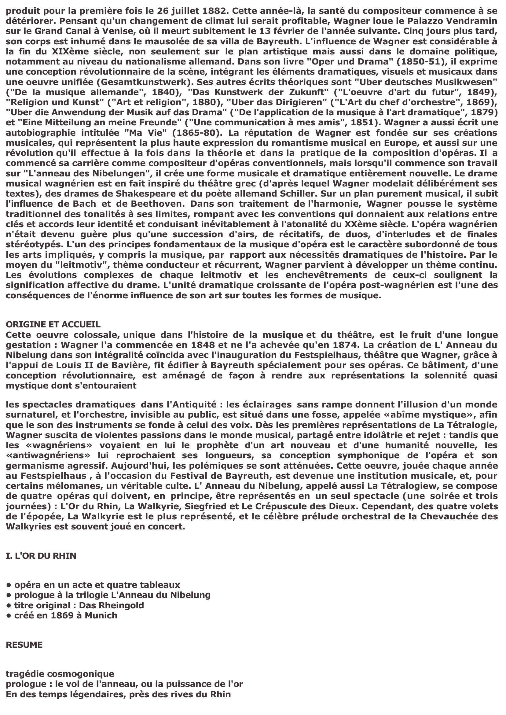 Prévisualisation du document L'ANNEAU DU NIBELUNG (La Tétralogie) de Richard WAGNER